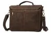 Waxed leather men's cross body bag.
