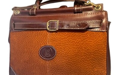 100% Authentic, Genuine, Hard to Find Carpincho / Capybara Hide – Handmade with Argentine Leather Cowhide Trim – PM/5345-C