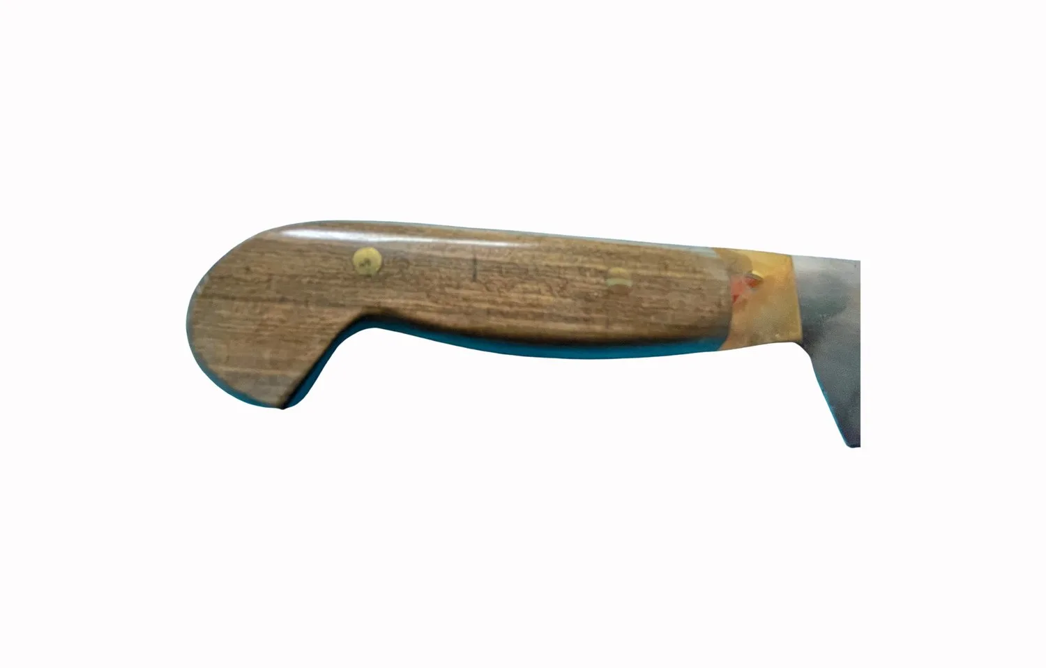 Single gaucho knife medium handle finish.