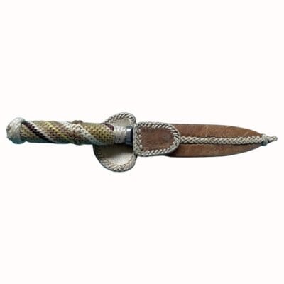 Gaucho knife and leather sheath.