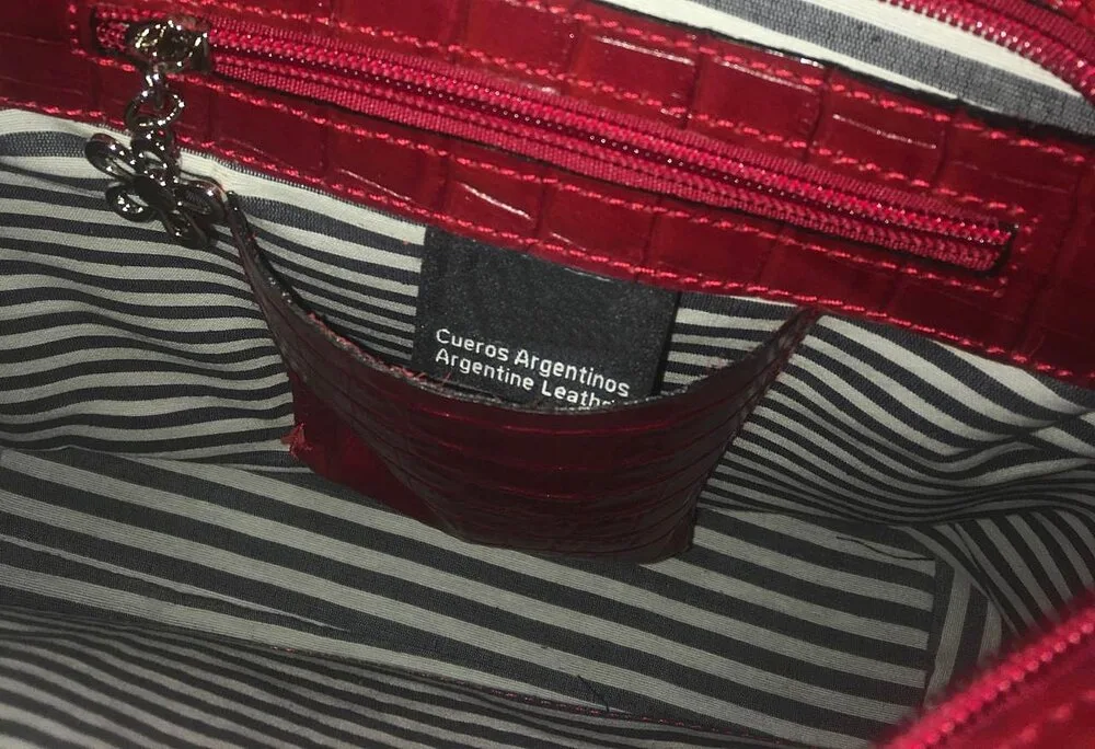 interior of small backpack