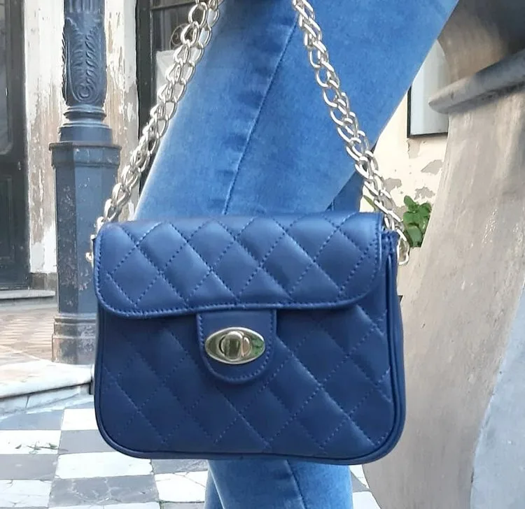 navy blue chanel handbag