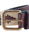 solid brass polo belt buckle