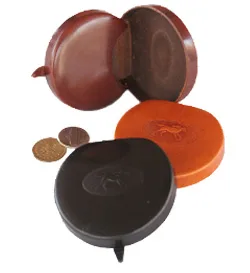 Leather coin holder.