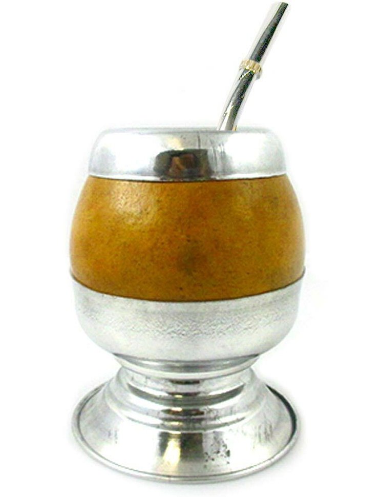 Mate Gourd with straw.