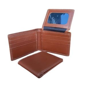 Men's wallet, credit card holder, ID window.