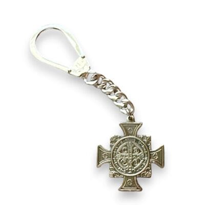 Saint Benedict Cross Keychain | Style with Purpose, Faith in Every Detail