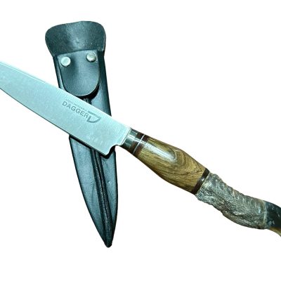 Handmade 14cm Gaucho Knife with Argentine Hardwood and Rhea Toe Handle