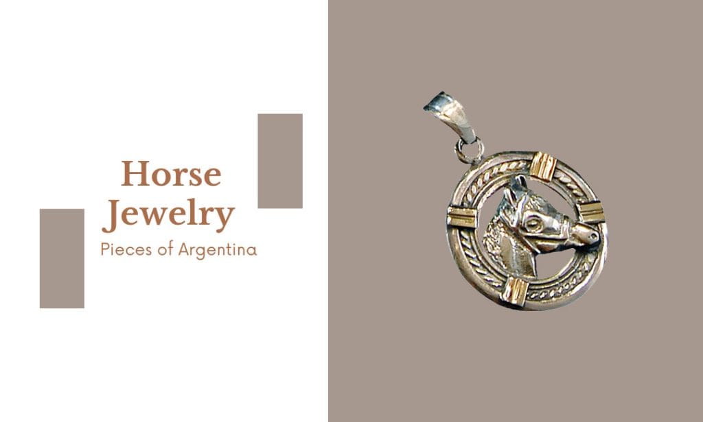 Horse Jewelry pendant Pieces of Argentian