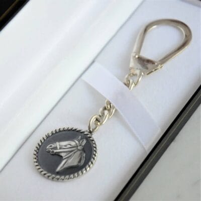 Horse head keychin.