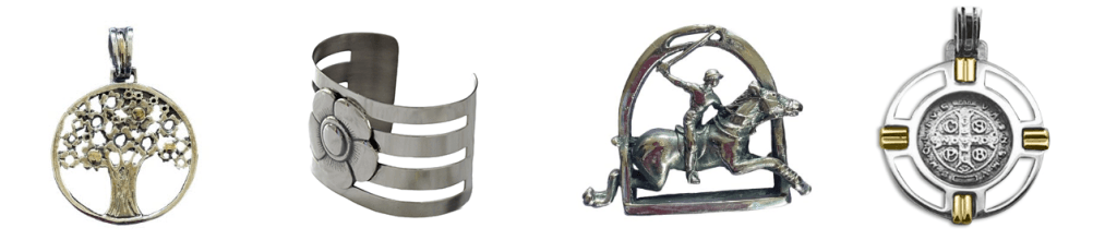 High quality Argentine silver jewelry by Argentine artisans.