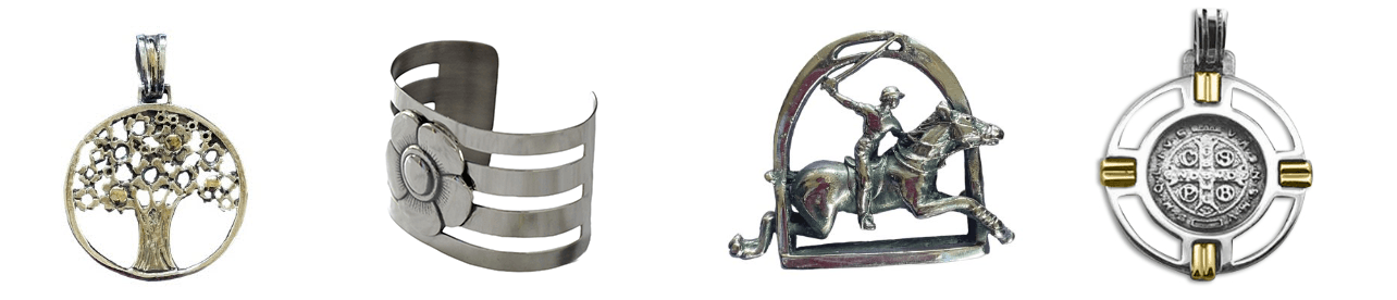 High quality Argentine silver jewelry by Argentine artisans.
