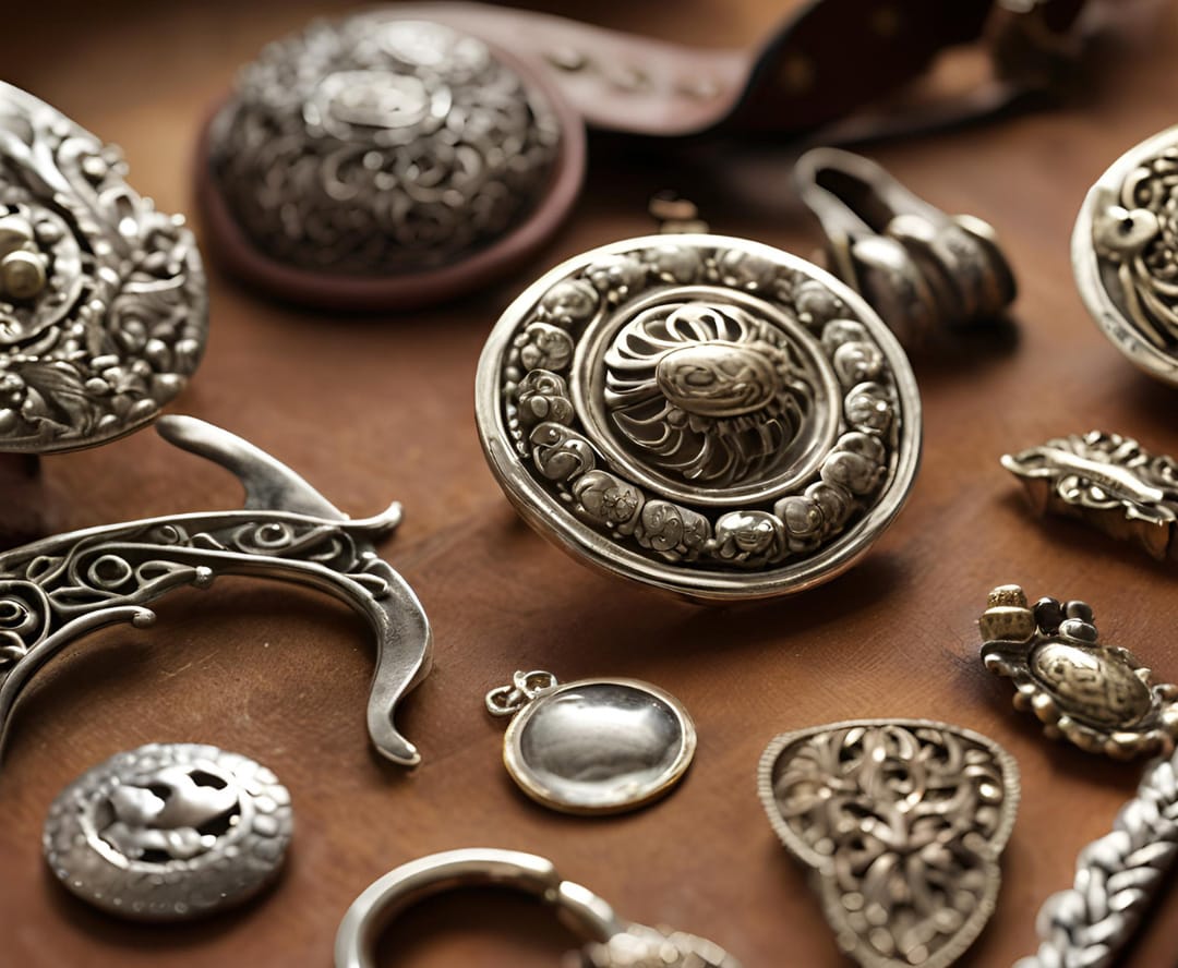 Gaucho silversmith early creations.