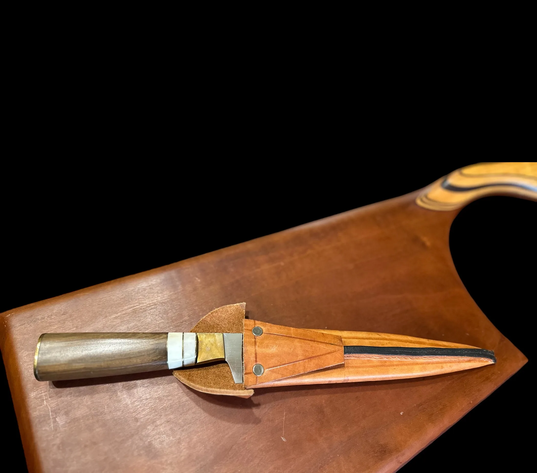 20cm Asado Barbeque Knife – Handmade Gaucho Knife with Full Tang Stainless Steel Blade - Image 2