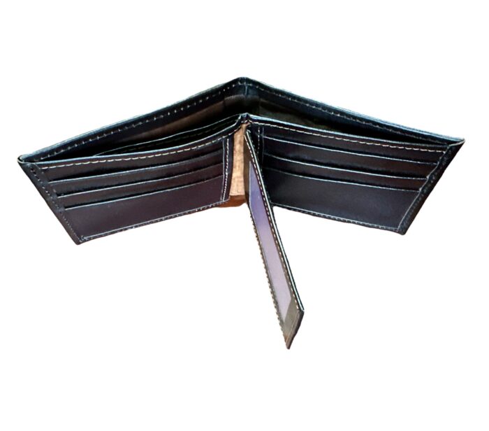 Men’s Hombre Capybara / Carpincho Hide with Argentine Cowhide Leather Wallet - ID Window Insert, Credit Card Slots Handmade In Argentina - Image 2