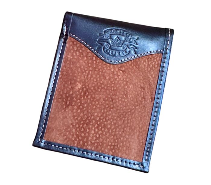 Men’s Hombre Capybara / Carpincho Hide with Argentine Cowhide Leather Wallet - ID Window Insert, Credit Card Slots Handmade In Argentina - Image 3