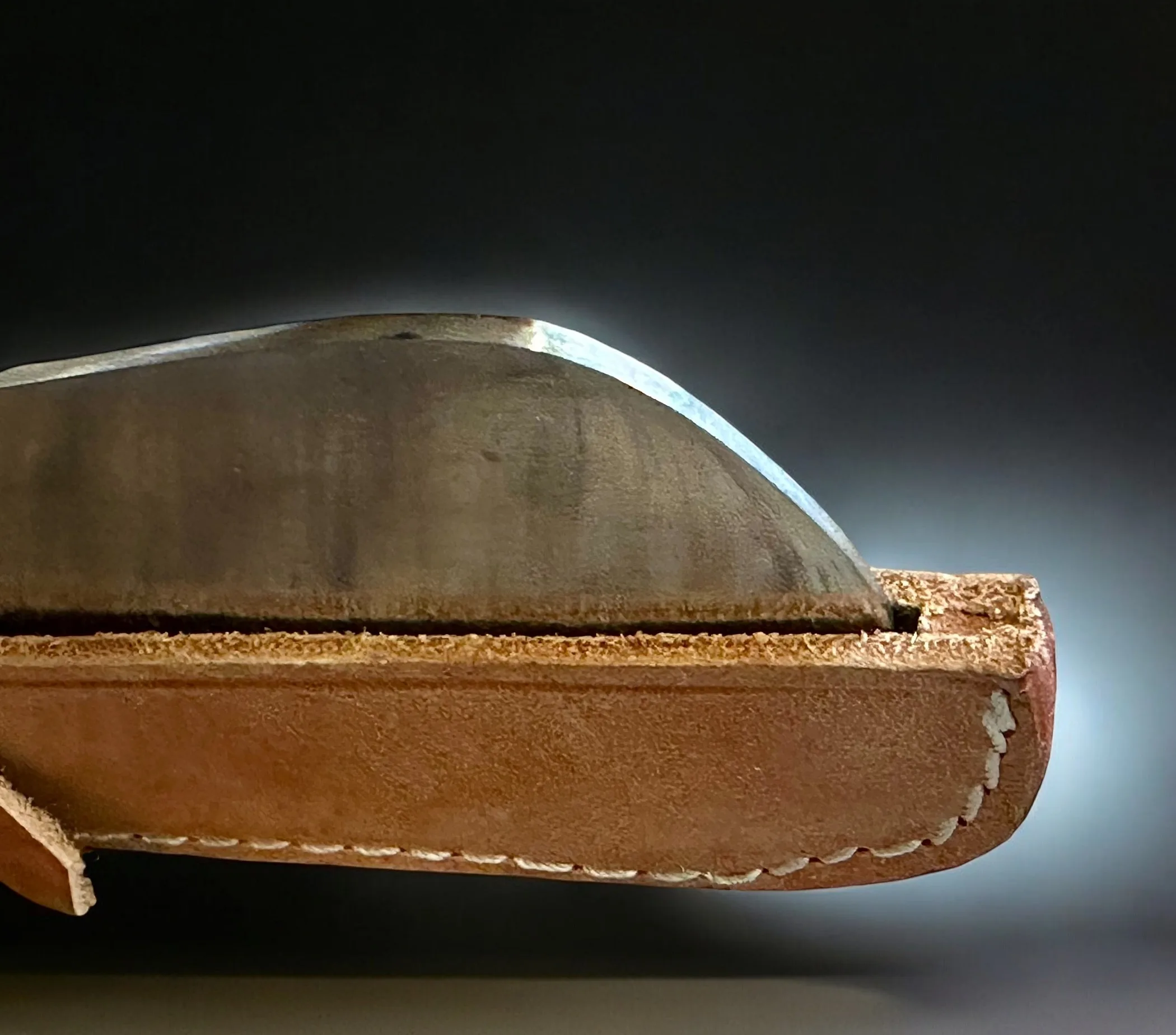 Flat-Faced Butcher Knife – Extra Long 26cm Stainless Steel Blade - Image 6