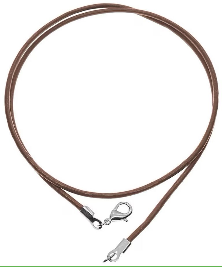 genuine leather cord choker