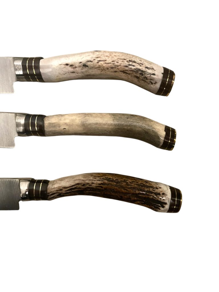 Asado Staghorn Steak Knife | Handmade Gaucho Knife – 12cm Stainless Steel Blade - Image 4