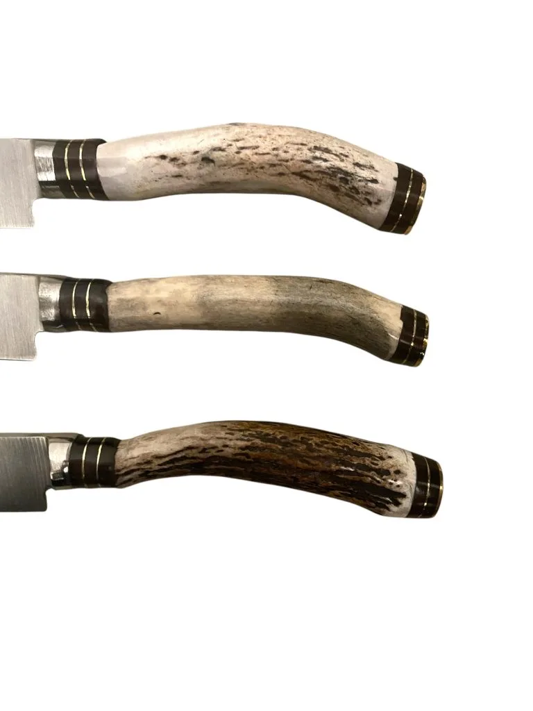 Asado Staghorn Steak Knife | Handmade Gaucho Knife – 12cm Stainless Steel Blade - Image 4