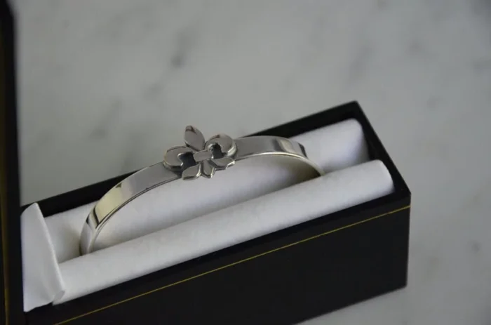 handmade alpaca silver cuff style bracelet