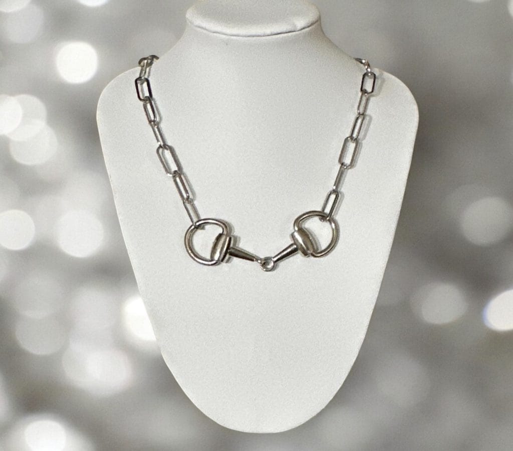 Necklace for horse lovers.