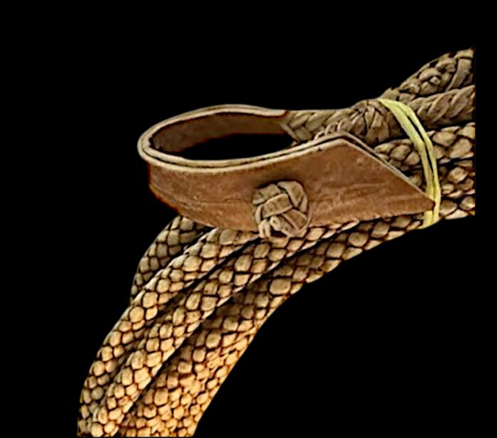 6-Strand Rawhide Leather Lasso Available in 11 Meters or 15 Meters - Image 3