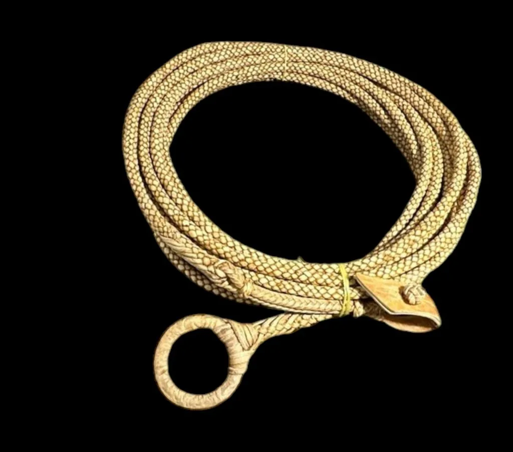 6-Strand rawhide leather lasso