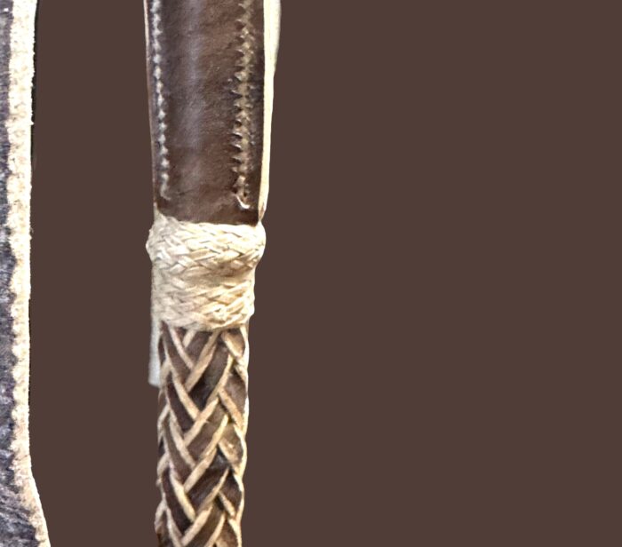 Handcrafted Rawhide Leather Riding Crop | Authentic Gaucho Rebenque for Equestrian Use and Collectors - Image 2