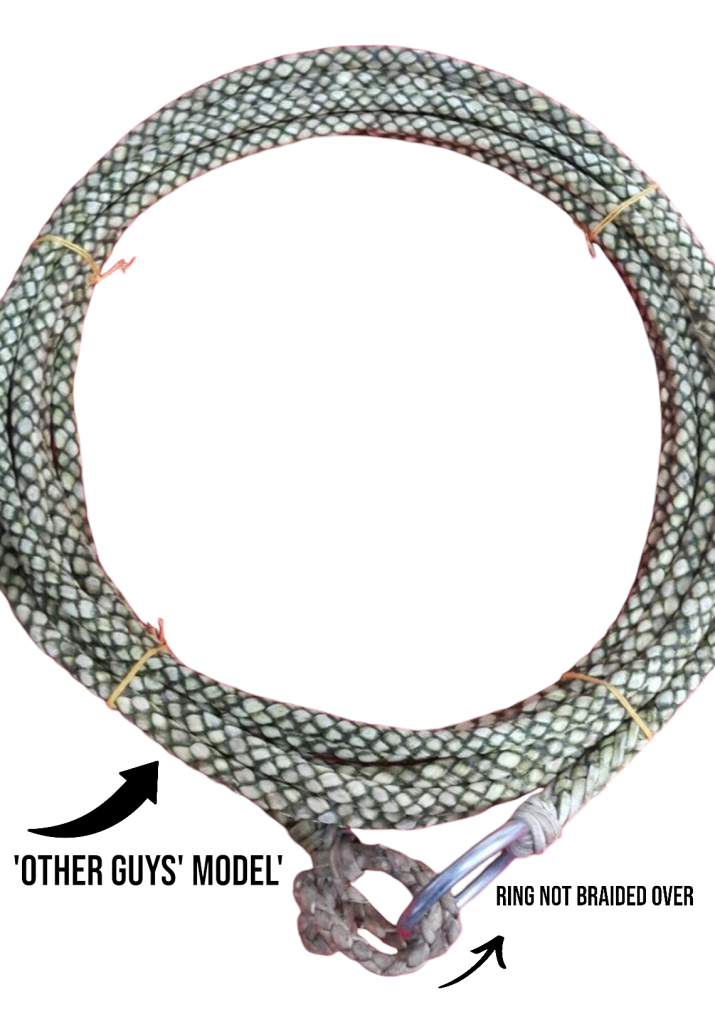 6-Strand Rawhide Leather Lasso Available in 11 Meters or 15 Meters - Image 4