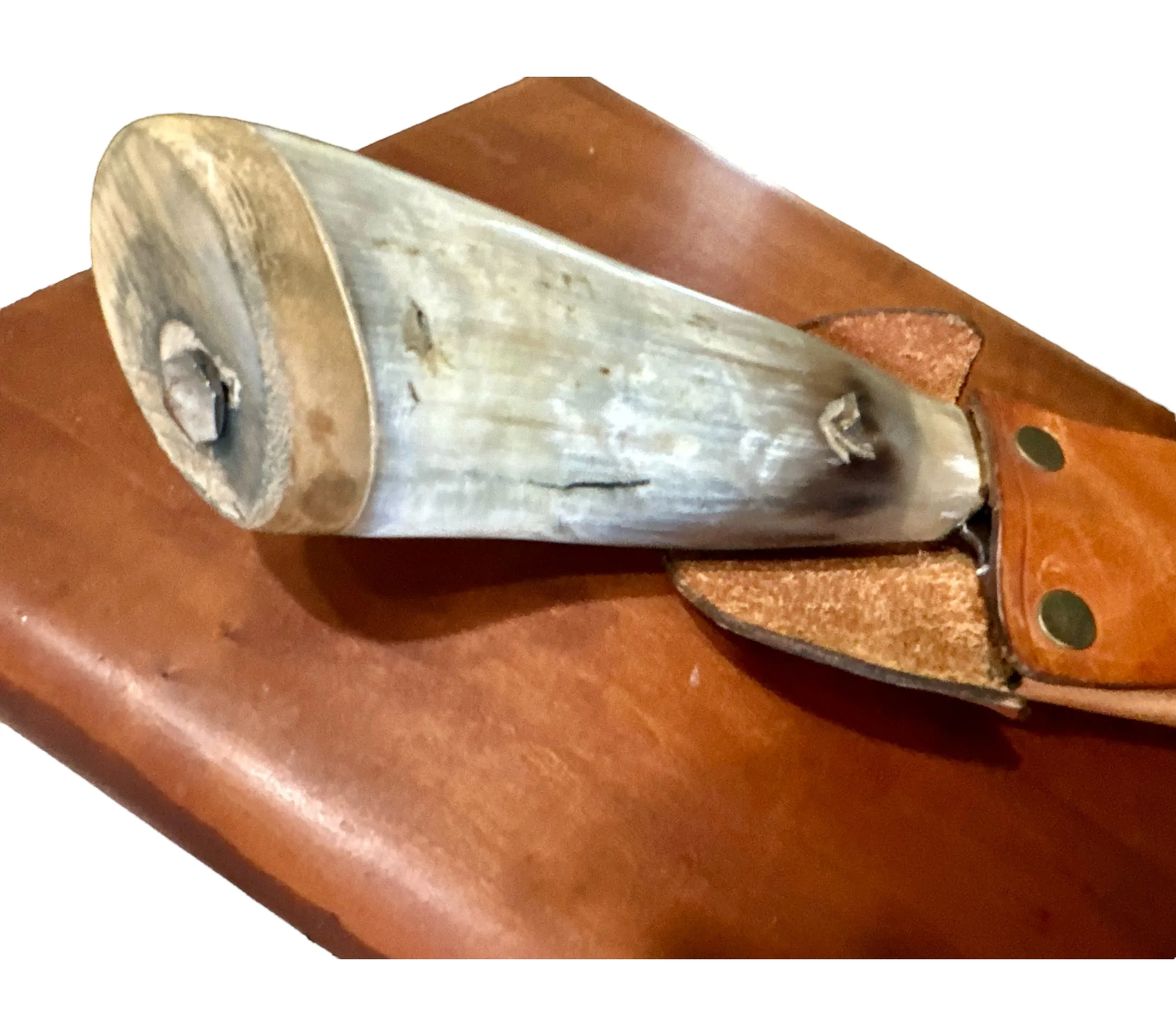 Authentic Bullhorn-Handled Knife – Crafted in Tandil