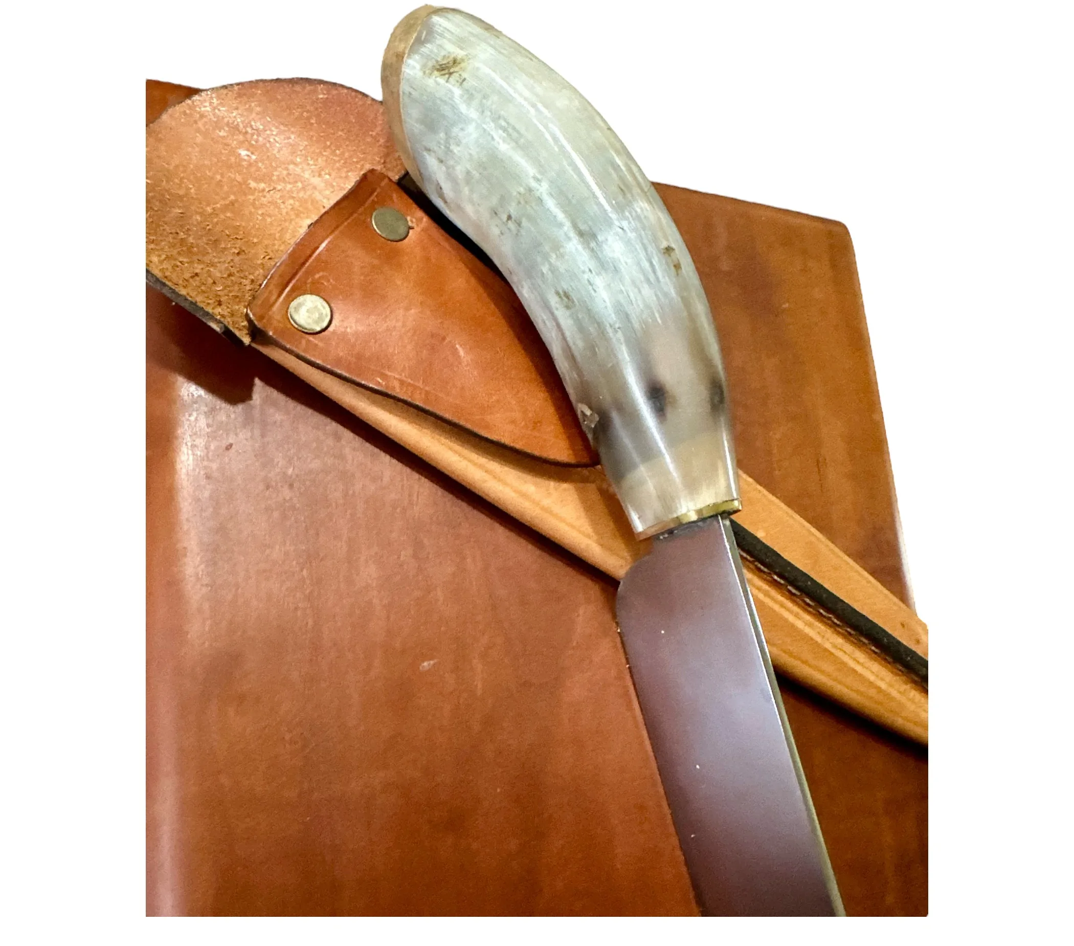 Authentic Bullhorn-Handled Knife – Crafted in Tandil