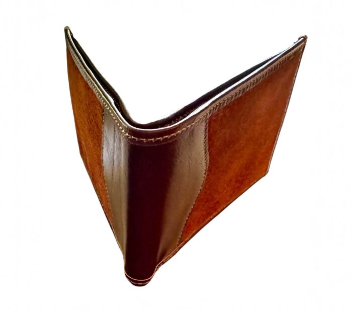 Men's Capybara /Carpincho Hide with Argentinian Cowhide Leather Trim - Hombre Wallet Bifold - Image 6