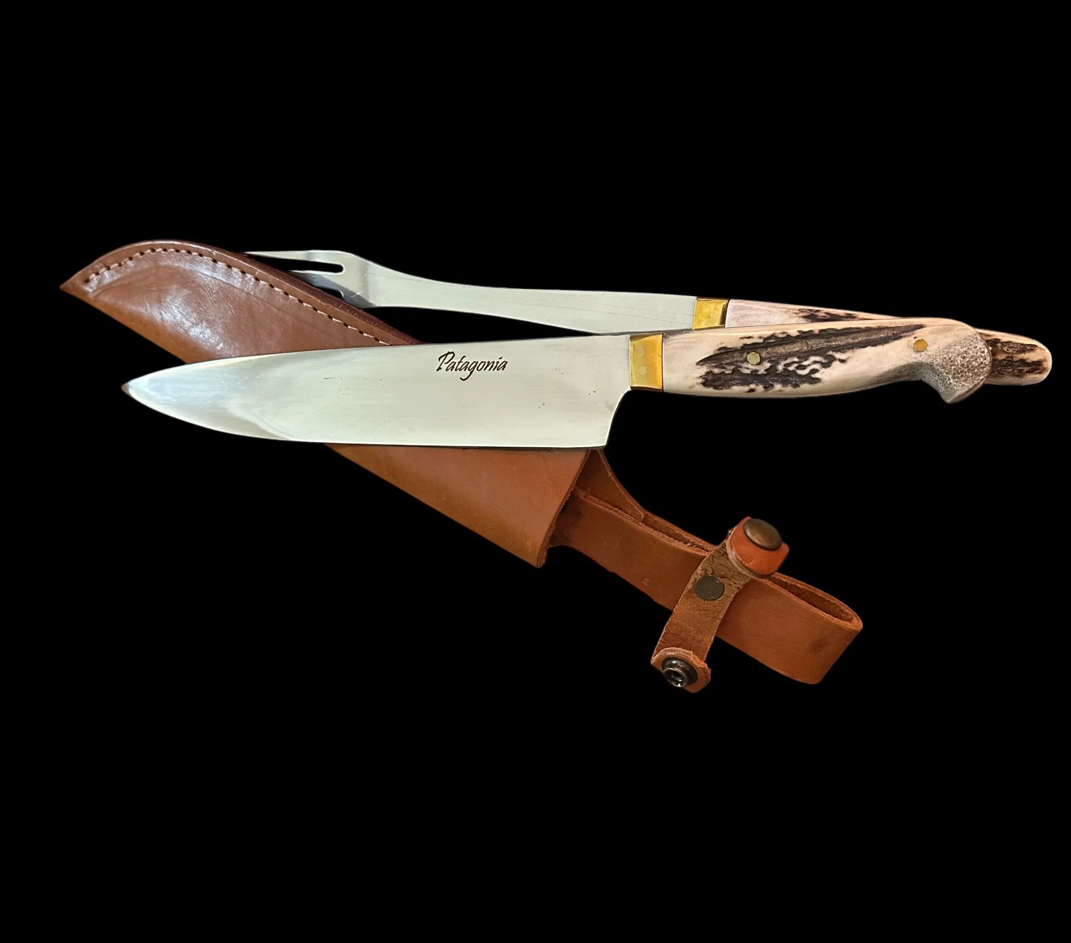 Handmade Staghorn Asado Tool Set - Image 3