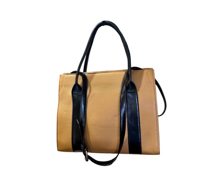 Trendy, With 'Big City' Style! Premium, Handmade, Argentine Leather Cross Body Bag, Shoulder Bag in Yellowish-Mustard, Great Color! - Image 6