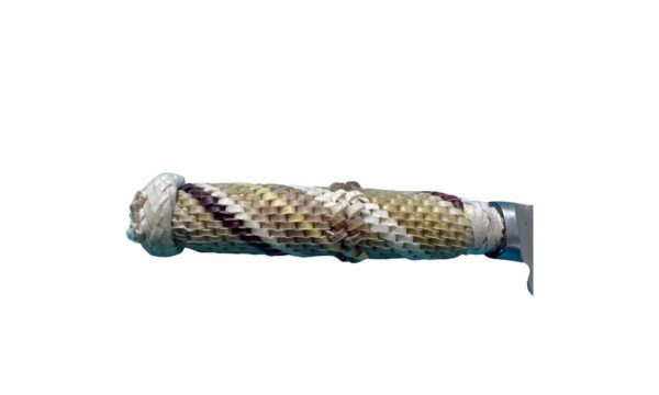 12CM ARGENTINIAN GAUCHO KNIFE - 100% HAND BRAIDED RAWHIDE LEATHER HANDLE - CUCA310/1847 - Image 2