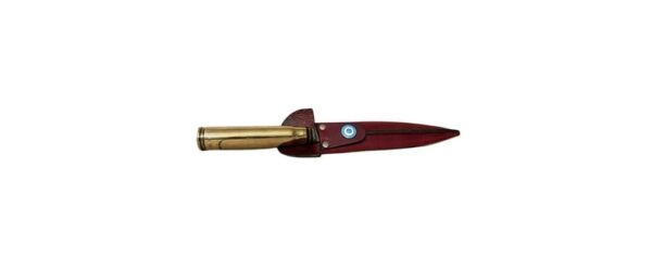20CM STAINLESS STEEL GAUCHO KNIFE WITH ANTI-AIRCRAFT .50 CALIBER BULLET HANDLE! ` NATY-50/2850 - Image 3
