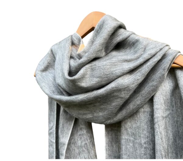 Hand-Spun Handmade Alpaca Shawl, Wrap – Hypo-Allergenic, Ultra Soft - Image 2