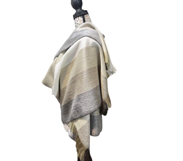 100% GENUINE, EXTRA FINE ALPACA WRAP or SOFA THROW - ET-Q/3360-TnS