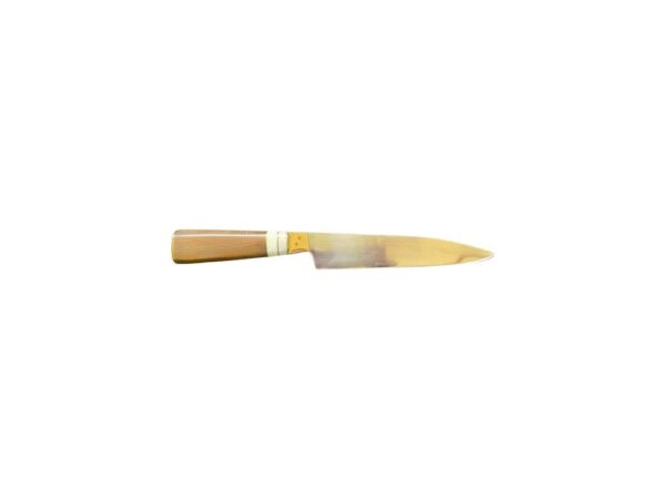 BBQ ASADO KNIFE HAND CRAFTED WITH GAUCHO STYLE FLAIR! 17CM FULL TANG, STAINLESS STEEL BLADE - Image 4