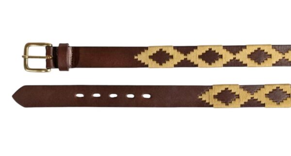 Chocolate Brown Leather Belt | Handcrafted Argentinian Quality - Image 3