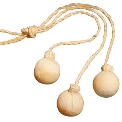 Mini Hand-Braided Leather Boleadoras Keychain – Authentic Gaucho Style