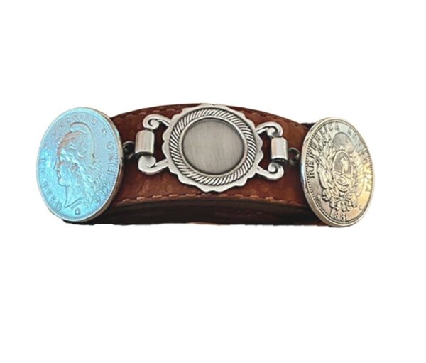 Argentine 2 Centavos Coin Belt Buckle – Handcrafted Alpaca Silver | Customizable - Image 3