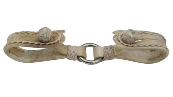 HAND CRAFTED RAWHIDE DOUBLE KEY RING HOLDER - GAUCHO STYLE! - ARG-600/321-RH