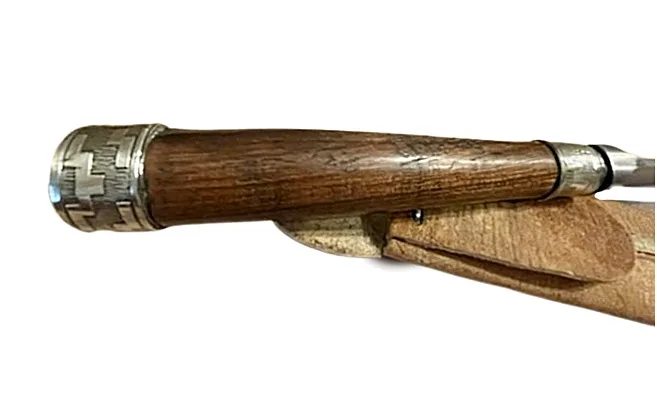 Exotic wood Gaucho knife handle