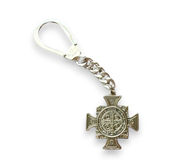 Saint Benedict Cross Keychain | Style with Purpose, Faith in Every Detail