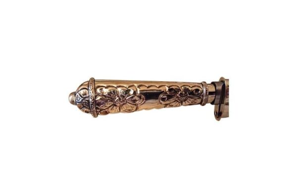 HANDMADE "PICASSO" STYLED GAUCHO KNIFE - ALPACA SILVER HANDLE WITH 100% GENUINE COWHIDE SHEATH - CUCA611/2781 - Image 2