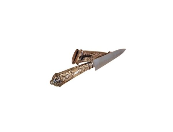 AUTHENTIC, HANDMADE ALPACA SILVER ARGENTINIAN GAUCHO KNIFE WITH STAINLESS STEEL BLADE - CACU-404/3344 - Image 12