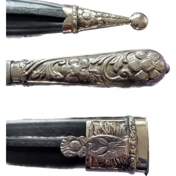 Picaso Gaucho Knife – Handmade in Argentina | Engraved Alpaca Bolster - Image 2