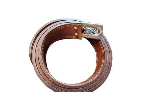 SOLID ALPACA SILVER, HANDMADE HORSE HEAD BELT BUCKLE - WITH OR WITHOUT BELT LEATHER - EX-HH/15 - Image 4